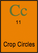 <b>Crop Circle</b> <i>n. </i>Pretty pattern in the corn made by an idiot baiter with a plank of wood and a length of string